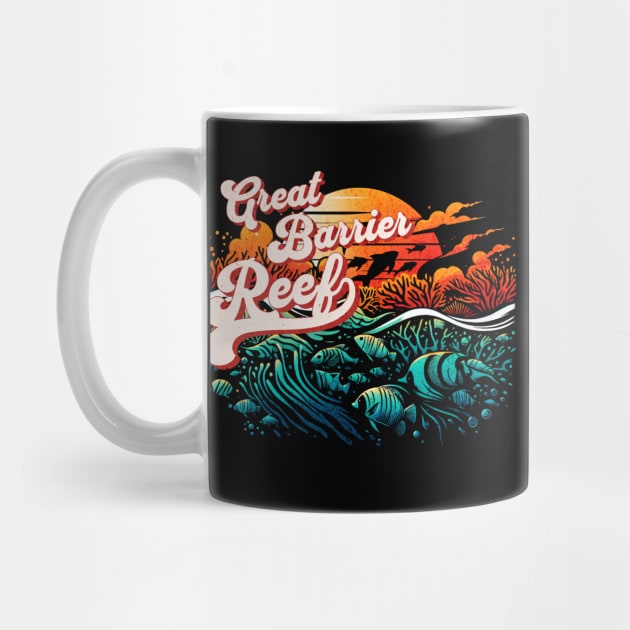 Great Barrier Reef Design by Miami Neon Designs